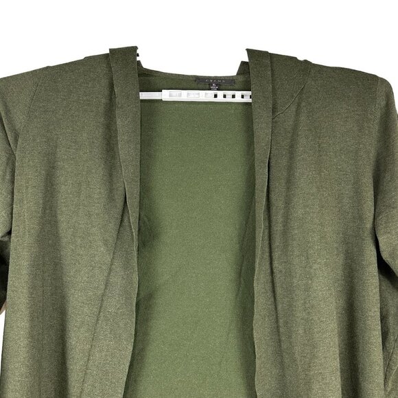 Cyrus Women's Long Sleeved Cardigan Sweater Size XL Green - Picture 4 of 8